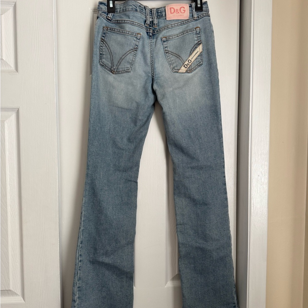 D&G Women's Light Blue Boot Cut Jeans